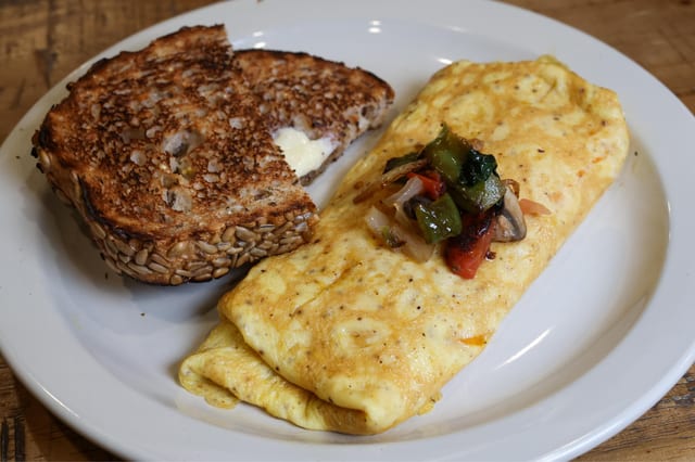 Veggie Omelette.