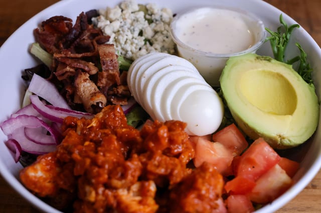 Buffalo Chicken Cobb Salad.