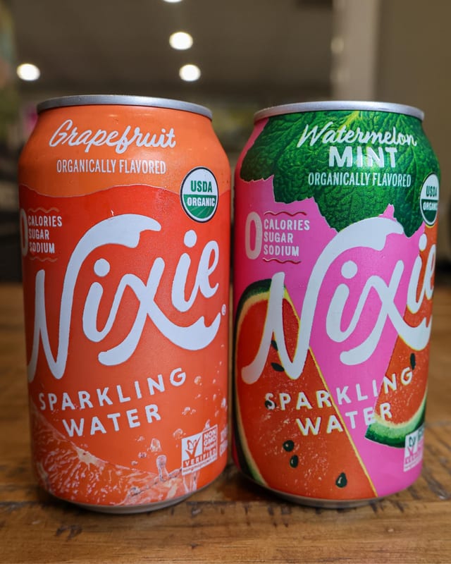 Nixie Sparkling Water.
