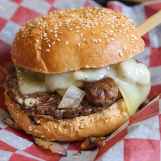Mushroom Swiss Burger