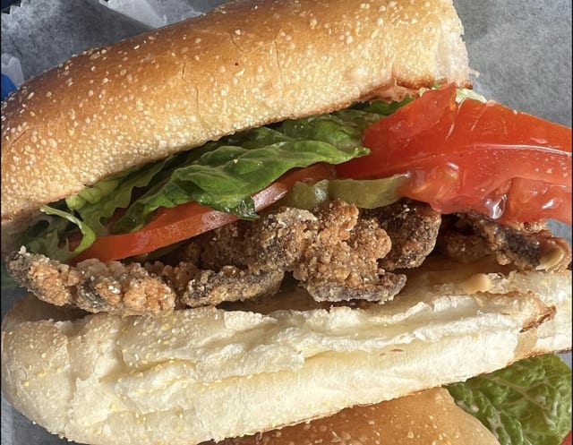 Oyster Mushroom Po' Boy.