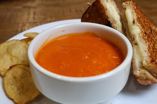 Grilled Cheese & Roasted Tomato Soup.